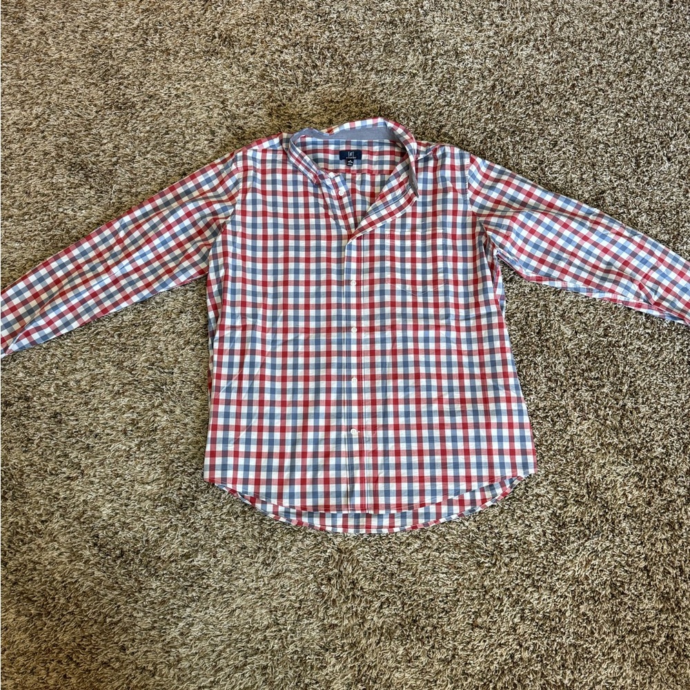 Red and Blue Plaid Button Down | Men’s Button Down Shirt | Men’s Workwear